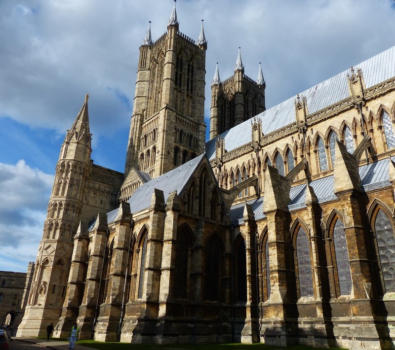 The exterior and towers of Lincoln Cathedral